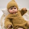 Realistic 20 Inch Ward Reborn Baby Dolls Soft Cloth Body Simulation Doll Handmade 3D Painted Skin Veins Visible Newborn Doll Kids Bedtime Playmate Toy