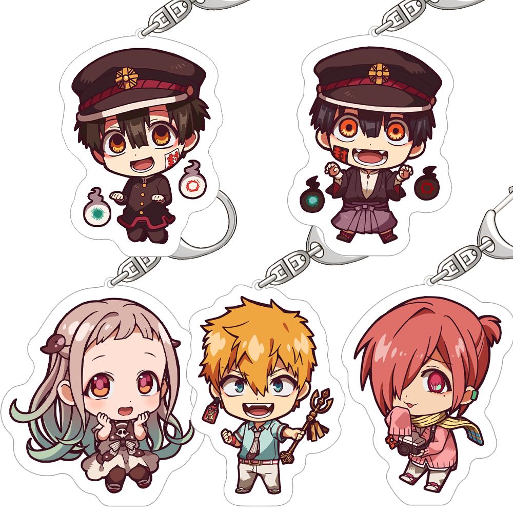 Toilet-bound Hanako-kun Hanako Yugi Tsukasa Minamoto Kou Yashiro Nene Mitsuba Acrylic Keychain Bag pendant anime goods Fans Gift