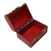 Wooden Storage Box Flip Open Type Vintage Jewelry Organize Case for Earring Coins L Size
