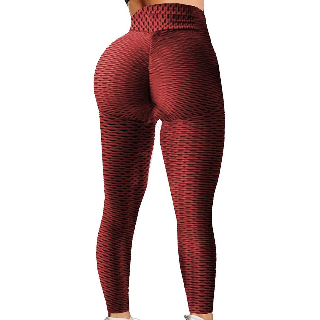 Pantaloni da Yoga da Donna con Stampa, Sollevamento Glutei, Esercizio, Fitness, Corsa, Vita Alta