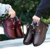 2024 Winter New MEN'S Plush and Thick Insulation Anti Slip Waterproof Lightweight and Comfortable Cotton Shoes