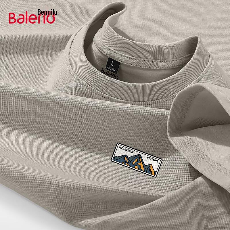 Baleno Men's Simple Mountain Series Short Sleeve T-shirt