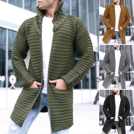 Maglione Capodanno Uomo Cardigan Uomo In Pura Lana - Maglione Con