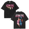 Invincible Graphics Unisex Heavyweight Cotton Vintage Washed T-shirt 2026 Summer New Men's Fashion O-neck American Anime T-shirt Female Male Clothing