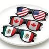 Football Fans Wear Sticker Glasses On the Field To Cheer for Athletes, Cheer for Props and Decorations, and Give Gifts To Friend