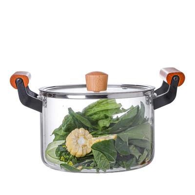 ZISIZ High Borosilicate Glass Stew Pot