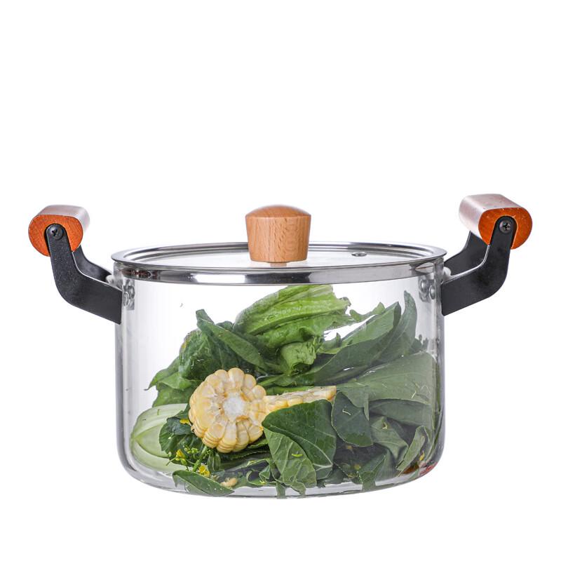 ZISIZ 4.5L High Borosilicate Glass Stew Pot