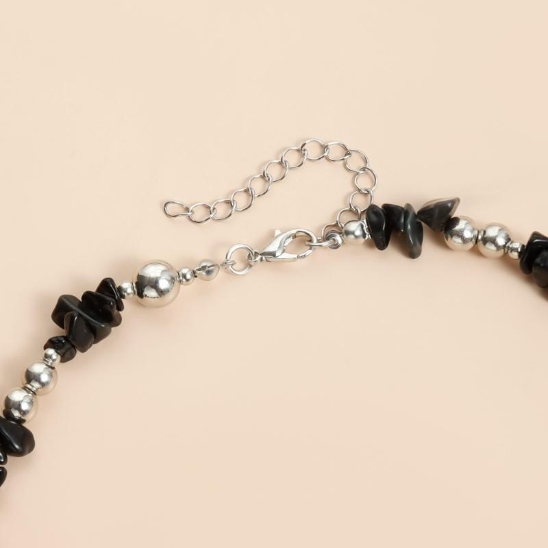 Stylish Layering Pendant Necklace with Dancing Heart Charm and Adjustable Chain Handmade Gift For Women
