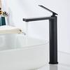 Black Basin Faucet Bathroom Deck Mounted Brass Washbasin Mixer Tap Single Handle Hot Cold Mixer Tap Antique