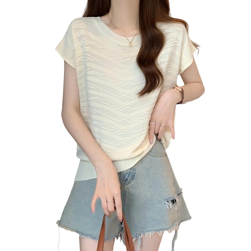 La Chapelle Women s Textured Short Sleeve T-Shirt XL