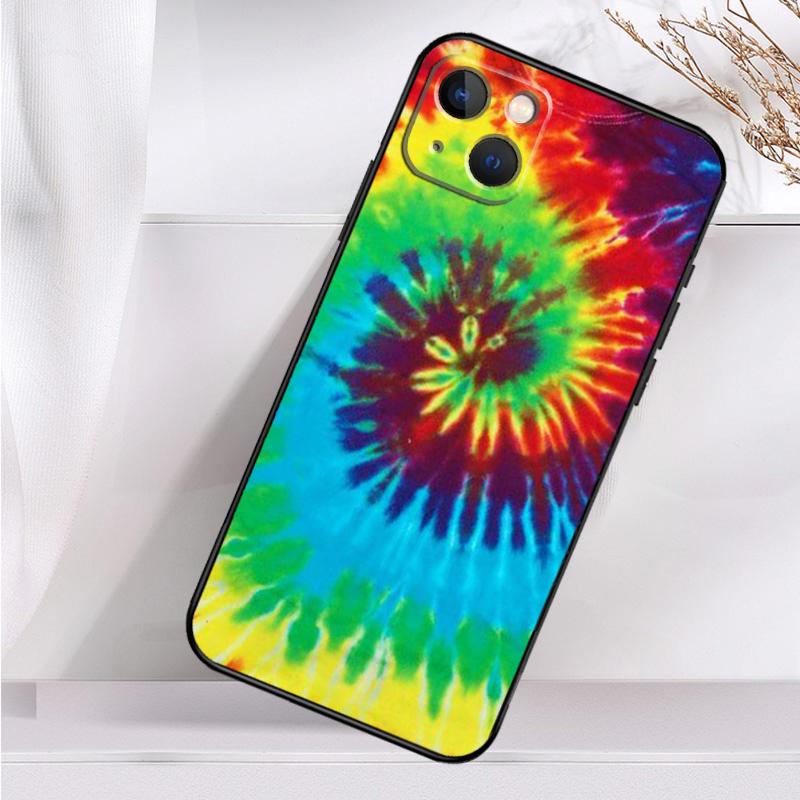 Trippy Batik Hippie Kunst Stoßfeste Hülle Für iPhone 17 16 Pro Max 11 14 15 Plus 12 13 Mini 16e 17 Air Handyhülle
