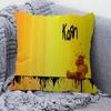 Rock Band K-Korn Decorative Room Aesthetics Pillow Case Home Decor Bedroom Sofa Bed Couch Pillow Cover 45x45
