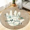 Nordic Round Carpet Cloak Room Computer Swivel Chair Mat Home Bedroom Bedside Mat