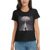 Women TShirt Space Trip Summer Short Sleeve Tees Round Neck Cotton T Shirts Clothes Tops Streetwear