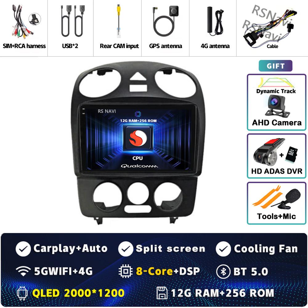 Android 14 Carplay Auto For VW Volkswagen Beetle 2000 2001 - 2012 Car Radio 4G WIFI Player Multimedia Srereo Navigation Video BT