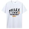 Bitcoin Evolution Of Money Cryptocurrency Tops T-shirt Satoshi Nakamoto Vintage Tees Cotton Tshirt Men's Clothing Oversized
