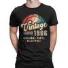1986 Limited Edition TShirts for Unisex Unisex Retro 40th Birthday Funny 100 Cotton Tees O Neck T Shirts Big Size Tops