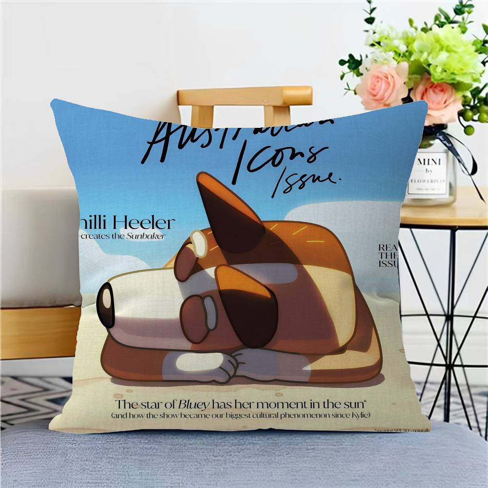 B-Bandit-Cartoon Cushion Cover Car Throw Pillow Case For Sofa Car Christmas Gift 40x40cm 45x45cm