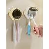 1pc Cute Astronaut Toothbrush Holder, Spacesuit Design, Drilling-Free Bathroom Electric Toothbrush Organizer