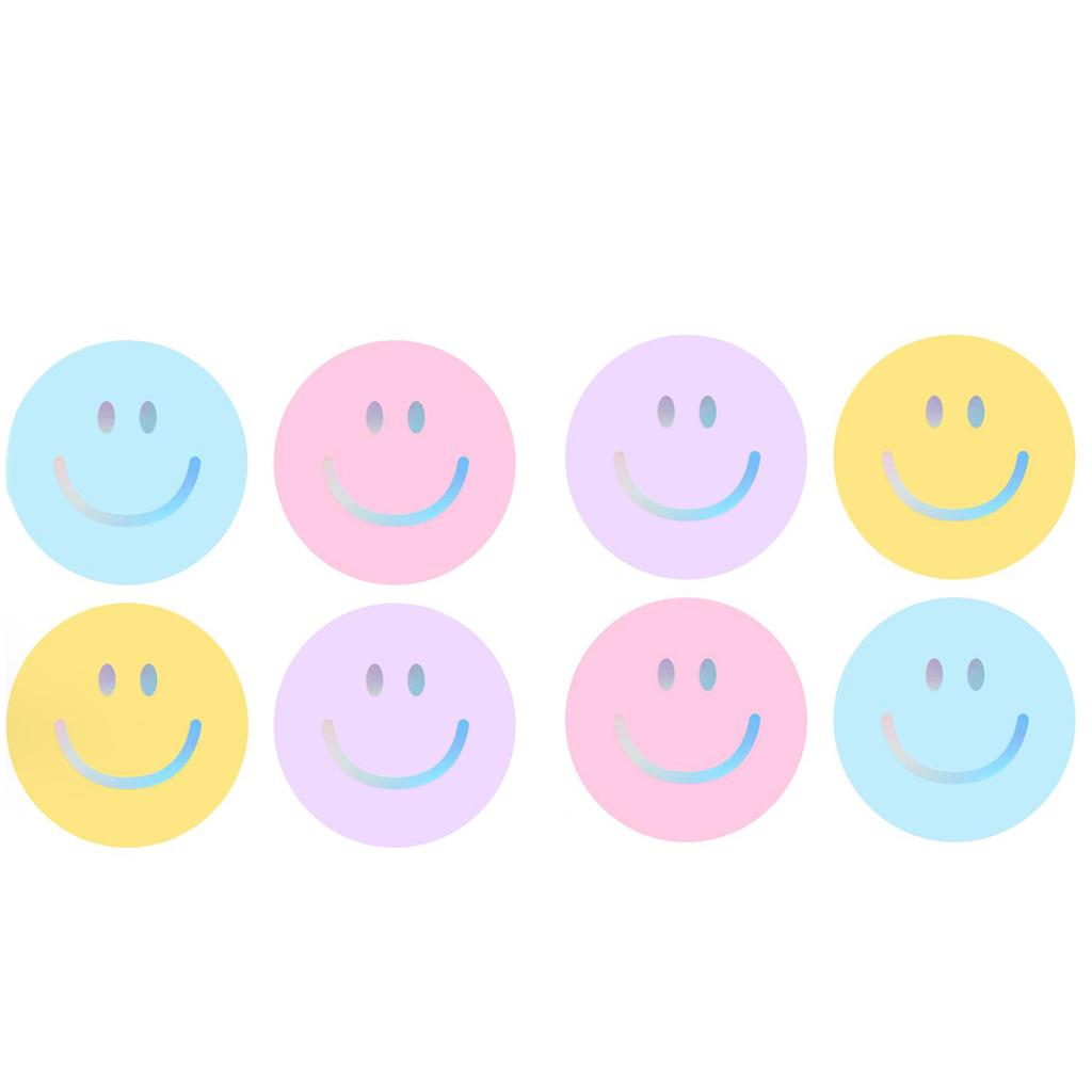 100-500pcs Cartoon Laser Round Stickers Birthday Party Gift Wrapping Label Scrapbook Reward Stationery Stickers