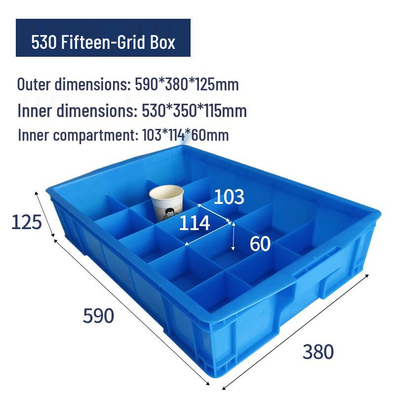 Plastic Multi-Compartment Tool Storage Box
