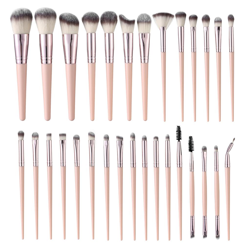 20/30 Piece Set Beauty Tools Combination Large Set Makeup Brushes Beauty Egg Powder Puff Washing Bowl