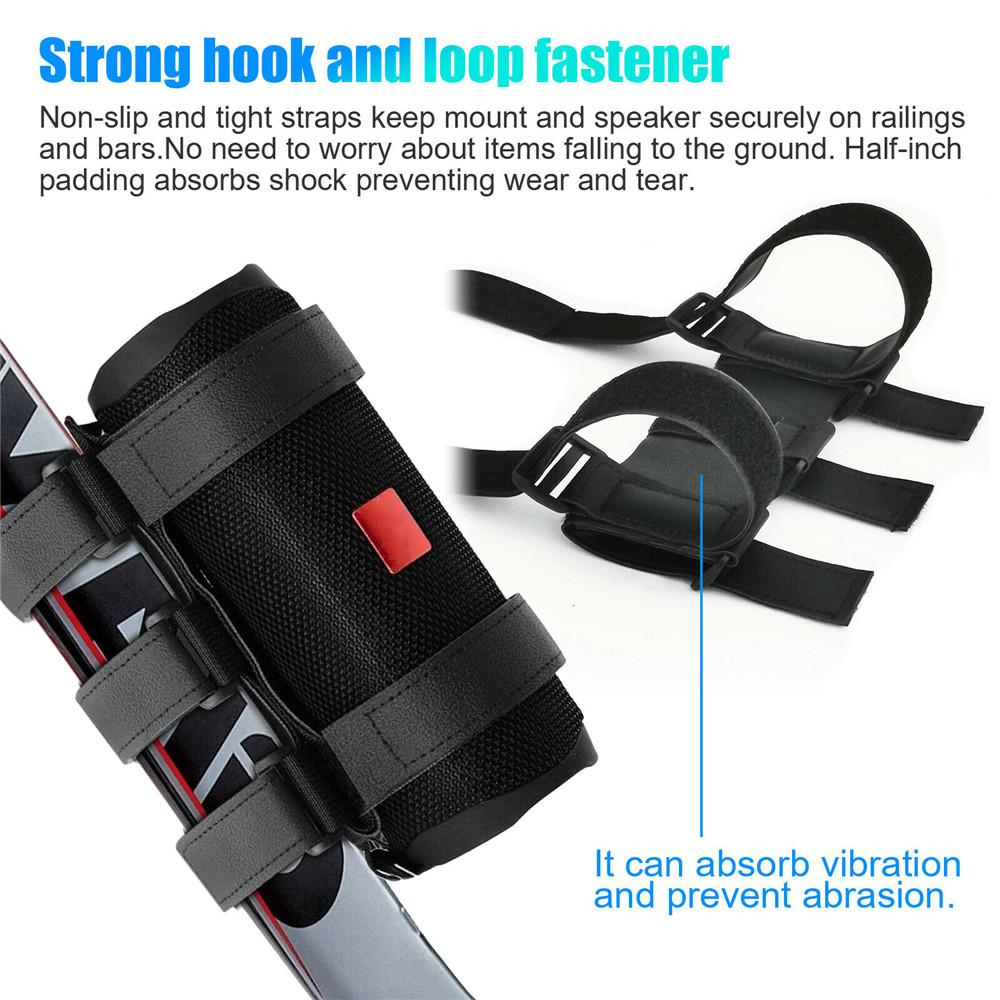 Bicycle Speaker Fixed Strap Portable Bluetooth-compatible Speaker Mount MTB Bike Bottle Cage Speaker Bicycle Bottle Holder 5