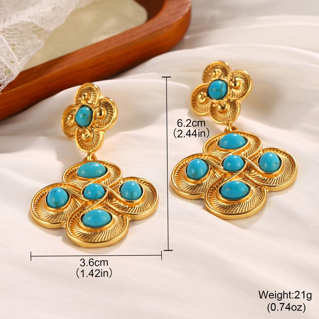 Medieval vintage earrings 925 high-end new models