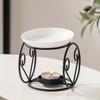 Ceramic Essential Oil Burner Furnace Desk Melt Warmer Tealight Holder for Indoor Room Wedding Gift