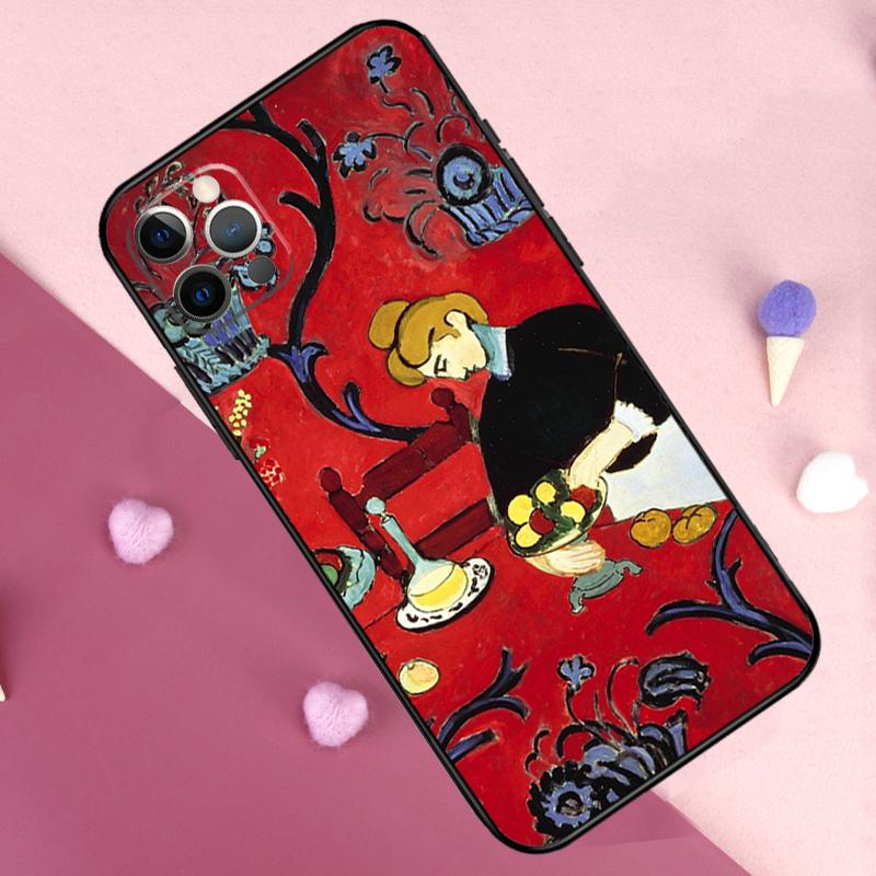 Henri Matisse Art Painting Case For iPhone 15 16 14 Pro Max Plus 13 12 Mini 11 Pro Max X XR XS Max 7 8 Back Cover