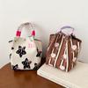 Large Capacity Women's Handbag | Ring Buckle Drawstring Casual Carry Bag Foldable Bucket Bag