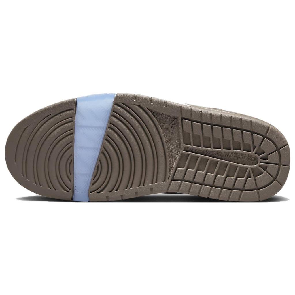 New Jordan Nu Retro 1 Anti Slip Wear Resistant Low Top Kids Lifestyle Shoes Black White Brown Teenagers FB4412-102