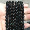 iridescent obsidian beaded strand