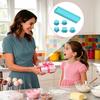 Set de 6/12 Bucăți Matrițe Cake Pop cu Tavă Inimă Pătrat Nor Oval Forme Rotunde Matrițe Tort Plastic Alimentar Instrument de Copt pentru Prăjituri de Petrecere de Ziua de Naștere