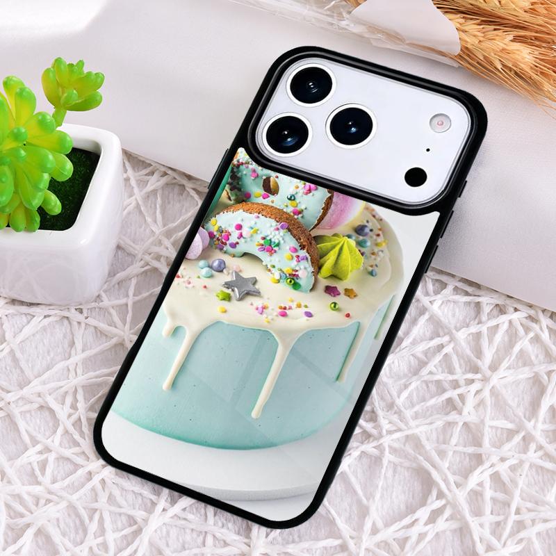 

Cake Art Fancy Desert Phone Case for iPhone 17 Air 16 15 11 12 14 13 Pro Max Shockproof Cover iPhone 16 Pro