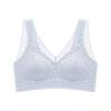 Traceless lace without steel rim closed breast anti-sagging sports bra bra