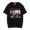 Vintage Classic Radiohead Tees North America Tour Rock Tshirt  Hip Hop Street Casual Top Sleeved Harajuku Streetwear Tops Tees
