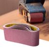 100 Pcs Sanding Belt 60 Grit 610x100mm Aluminum Oxide Belt Sander Sandpaper for Wood Jadestone