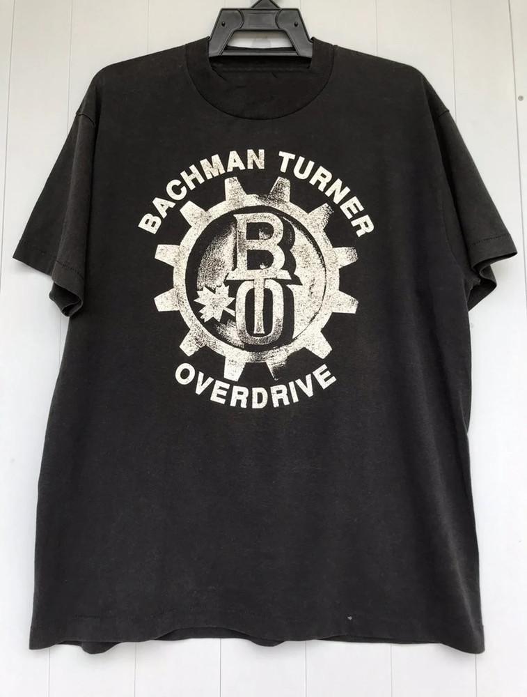 Vtg Bachman Turner Overdrive Band For Fans Cotton Black Unisex Tee Shirt DI066 Unisex T-Shirt XXXL
