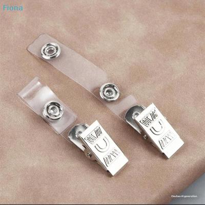 5 Stück Ausweishalter Namensschildhalter Abzeichenband Clip Krankenhaus Namensschildclip Mitarbeiter Ausweisclip