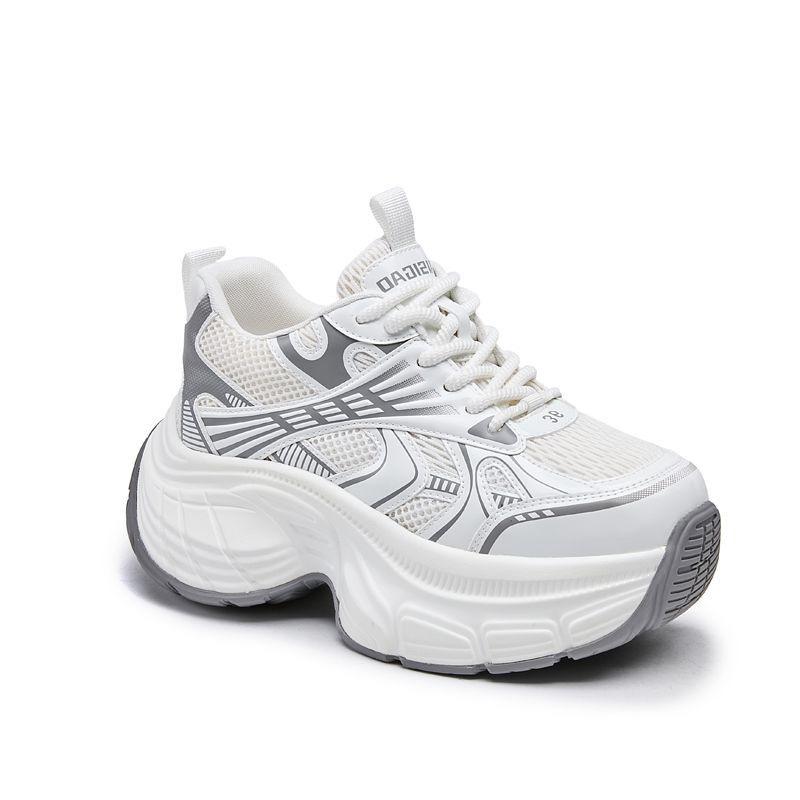 

22 autumn new ins thick-soled, high-profile shoes muffin sports and leisure dad rest shoes Hongjie 35