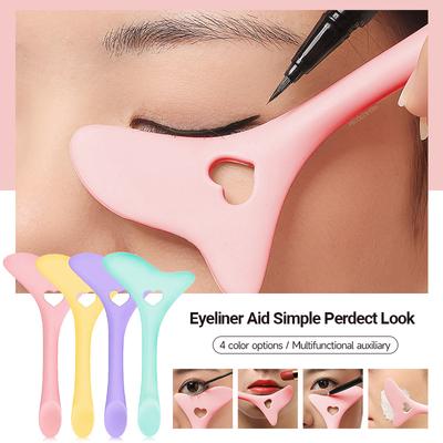 Silicone Eyeliner Stencils Wing Tips Marscara Drawing Lipstick Wearing Aid Face Cream Mask Applicator Makeup Tool Resusable