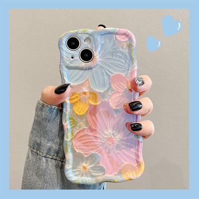 Husă de telefon de lux cu flori, sclipici, laser, pentru iPhone 11 12 13 14 15 16 Pro Max, moale, rezistentă la șocuri, cu protecție pentru obiectiv
