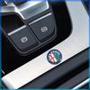 Car Lock Keyhole Stickers Door Lock Protect Car 3D Stickers For Alfa Romeo 147 159 156 Giulietta Giulia Mito Spider Alpha Nheadrest