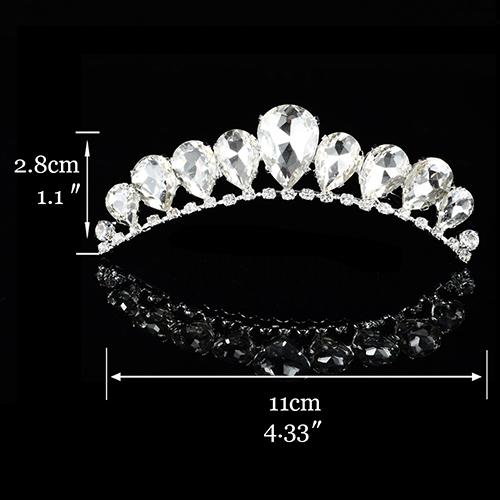 Kids Show Purple Tiaras And Crowns With Comb Diadem Women Queen Party Prom Bridal Wedding Hair Accessories Head Crown Jewelry