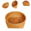 Banker of Wicker Basket Organizer The Basketry Decoration Mimbre Bowl Rattan Fruit