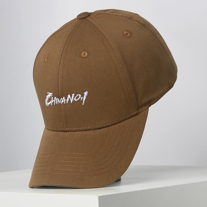 2025 New Chinese Style Embroidery National Men's Hat Fashion Cap Ins Stream Baseball Cap Women Show Small Face