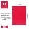 Custom A5 PU Leather Loose-Leaf Notebook for Office Meetings