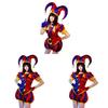 The Amazing Digital Circus Pomni Full Body Suit With Satin Fabric For Cosplay Events