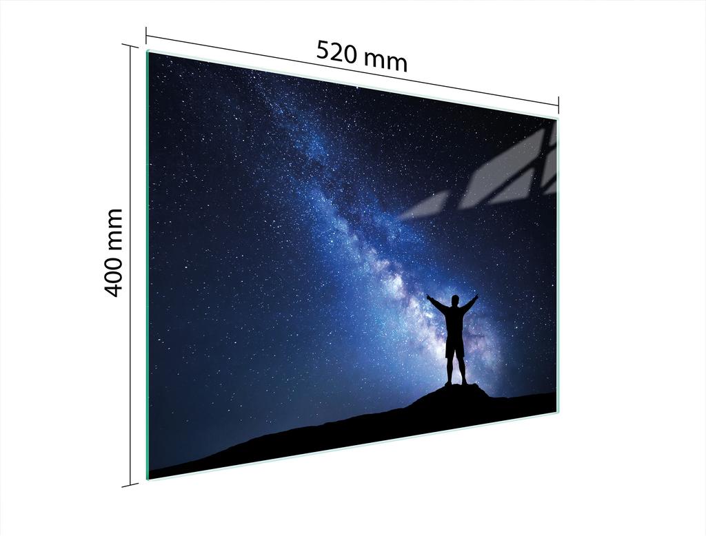 SZKLANA DESKA DO KROJENIA 52x40 GWIAZDY